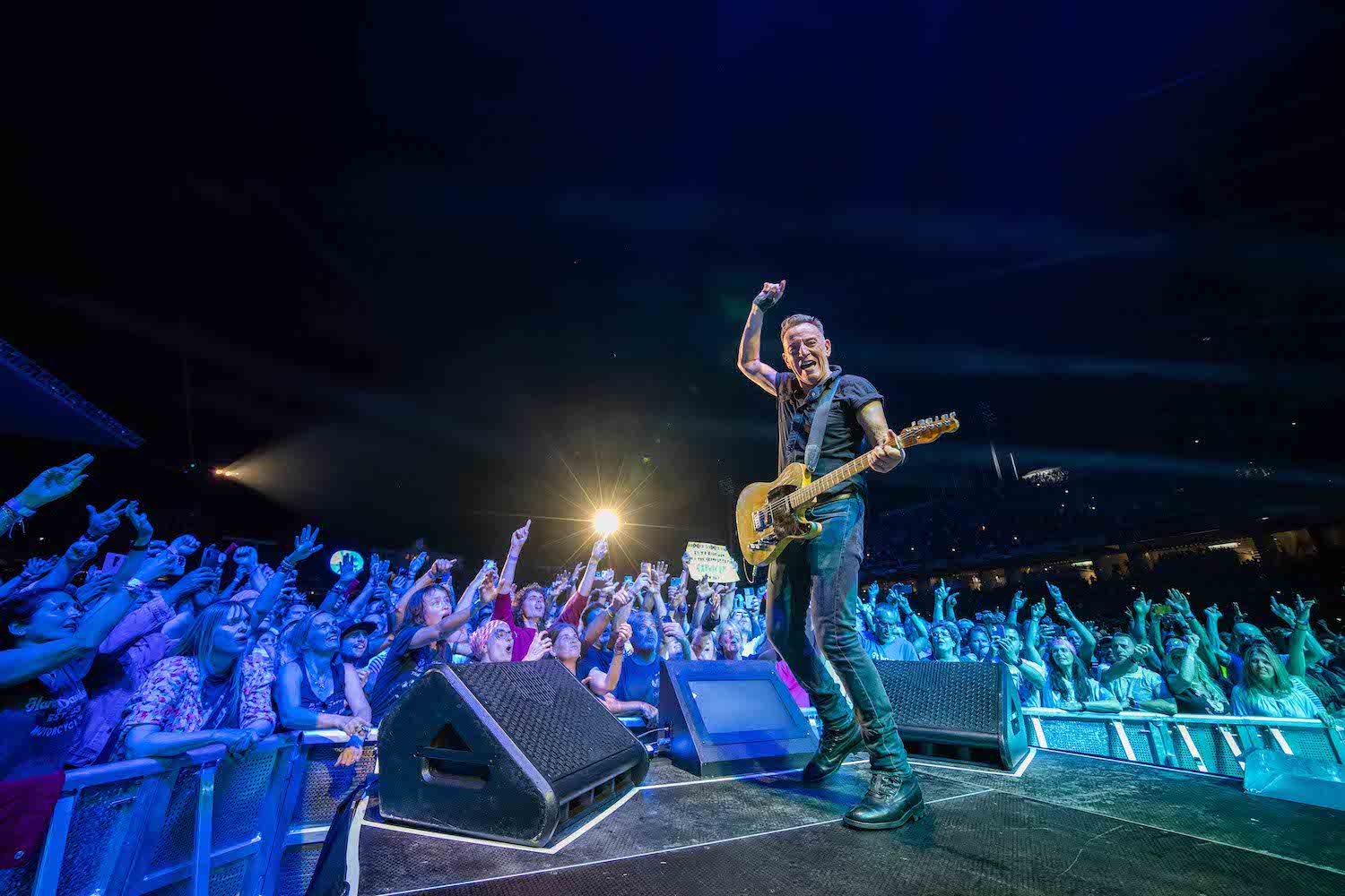Bruce Springsteen & E Street Band at Estadi Olímpic, Barcelona, Spain on April 28, 2023.