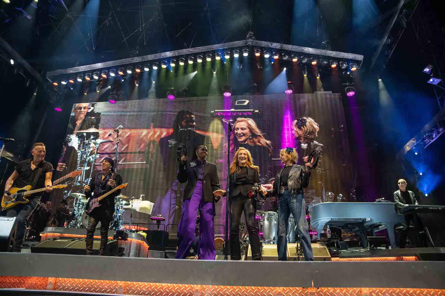 Bruce Springsteen & E Street Band at Estadi Olímpic, Barcelona, Spain on April 28, 2023.