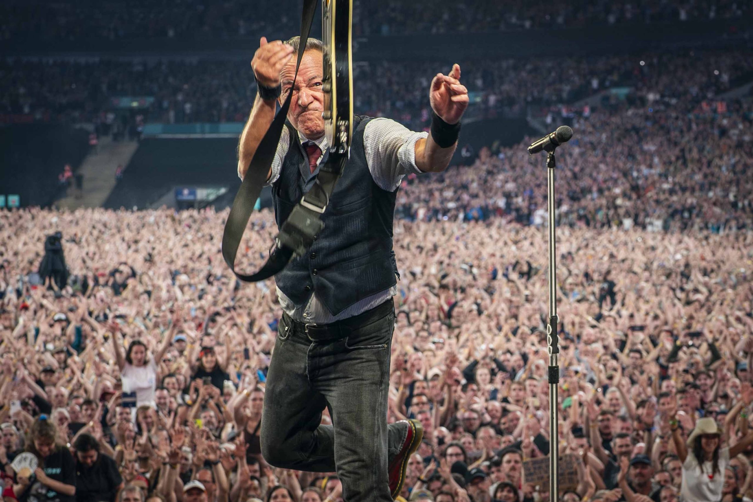 Bruce Springsteen & E Street Band at Wembley Stadium, London, England on July 25, 2024.