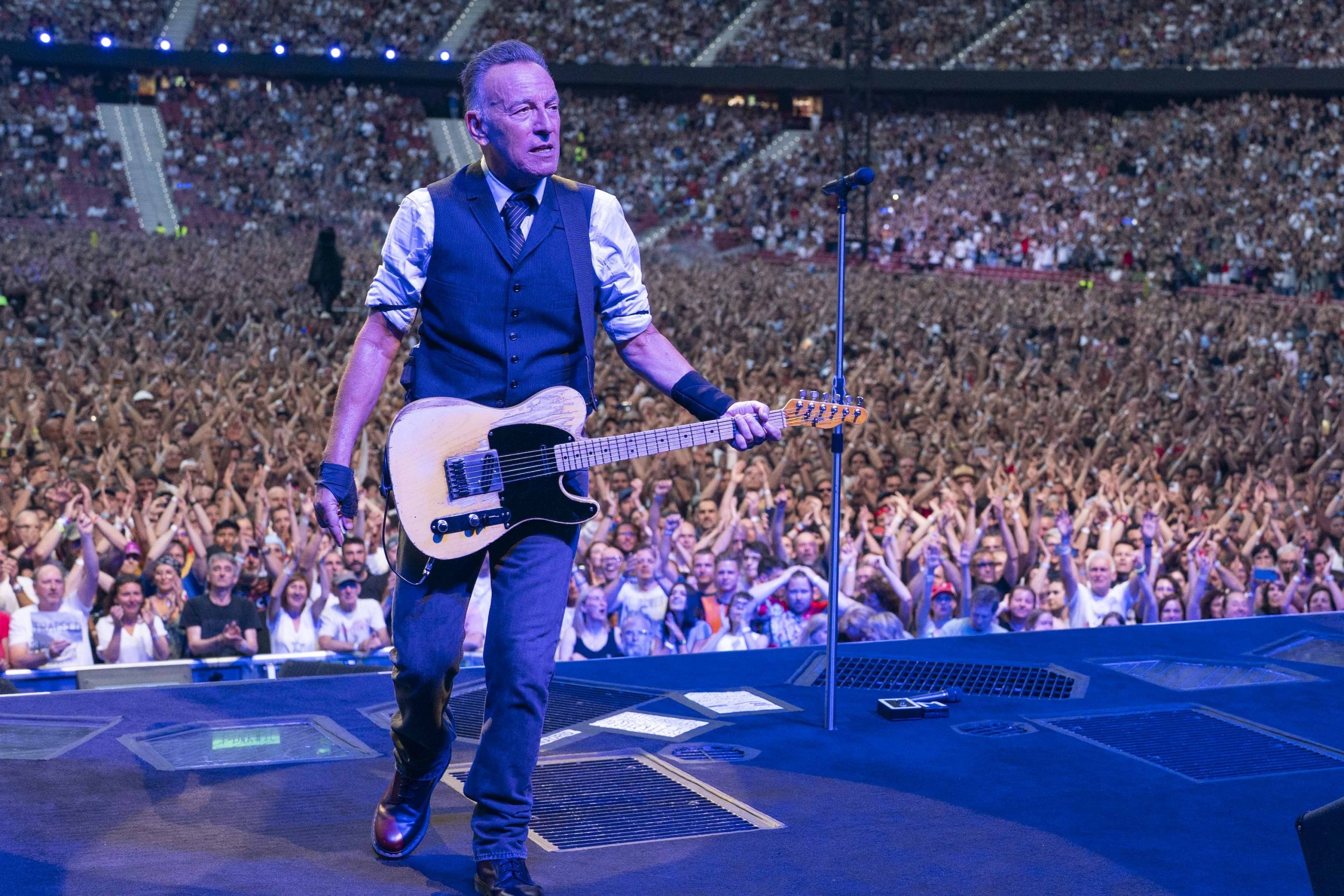Bruce Springsteen & E Street Band at Cívitas Metropolitano, Madrid, Spain on June 17, 2024.