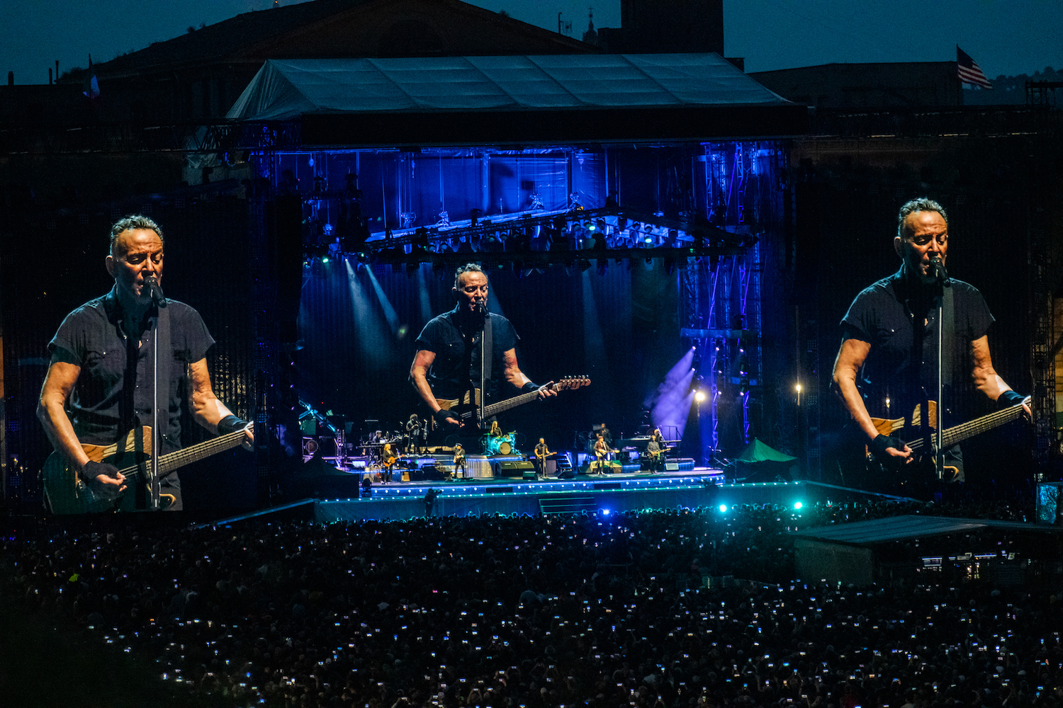 Bruce Springsteen & E Street Band at Circo Massimo, Rome, Italy on May 21, 2023.