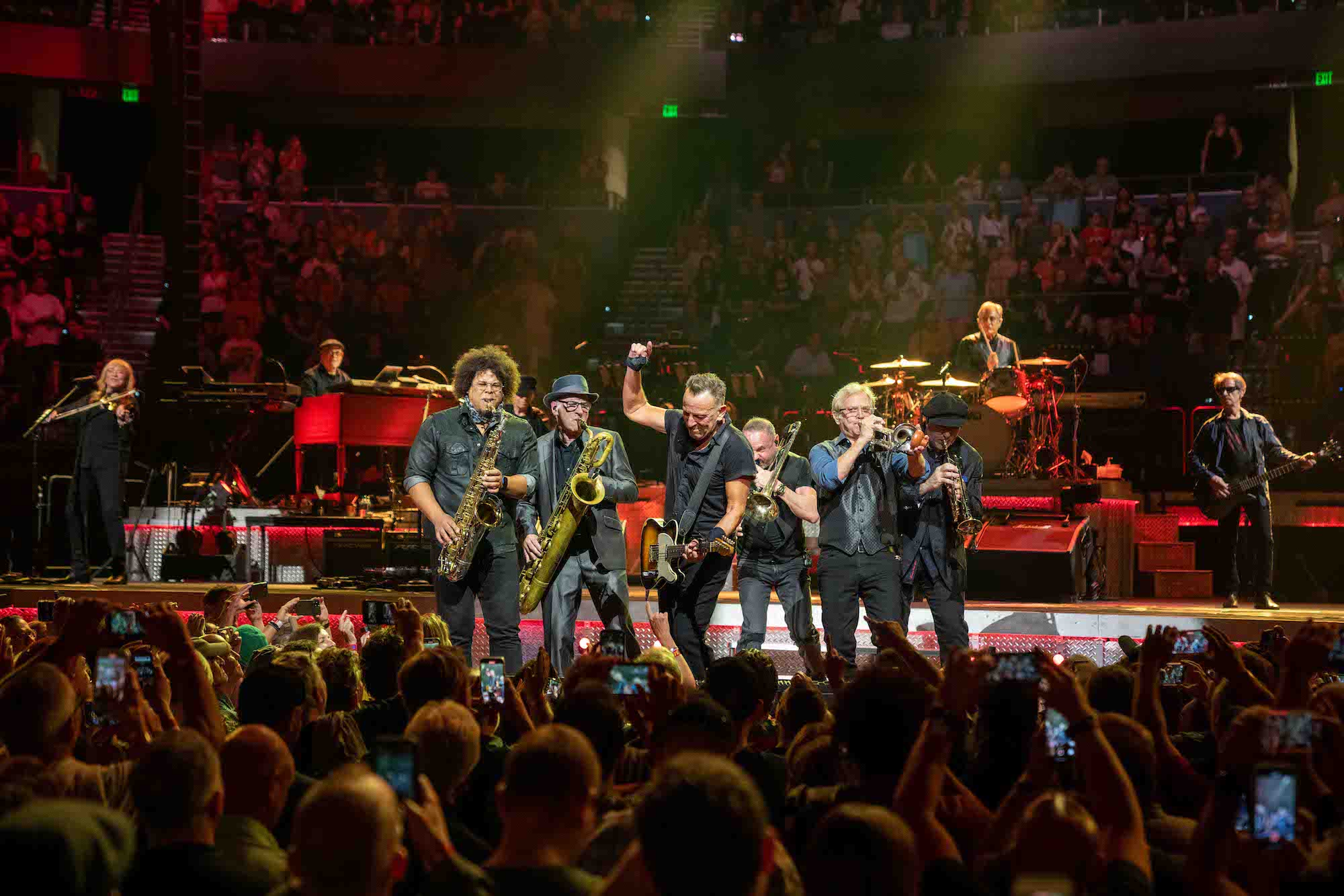 Bruce Springsteen & E Street Band at Amalie Arena, Tampa, Florida on February 1, 2023.